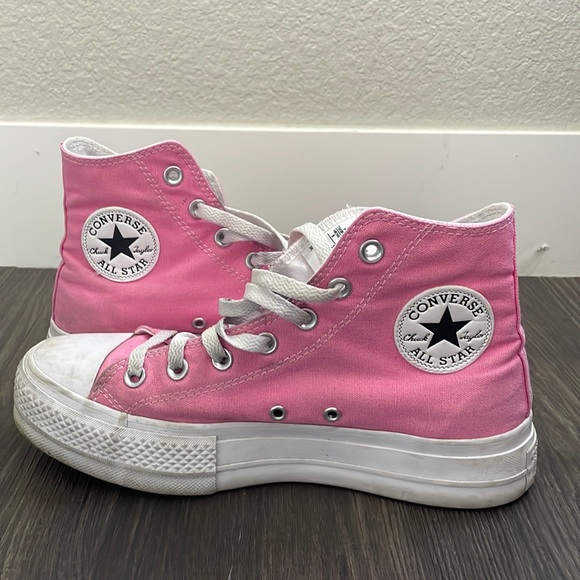 Custom Pink Converse - Picture 2 of 3